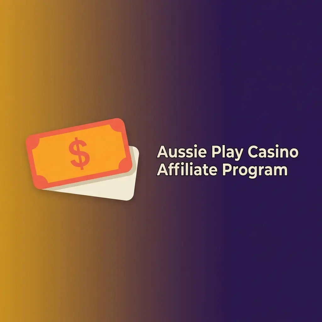 Aussie Play Casino affiliate program for Australian marketers offering revenue share, tracking tools, and promotional materials