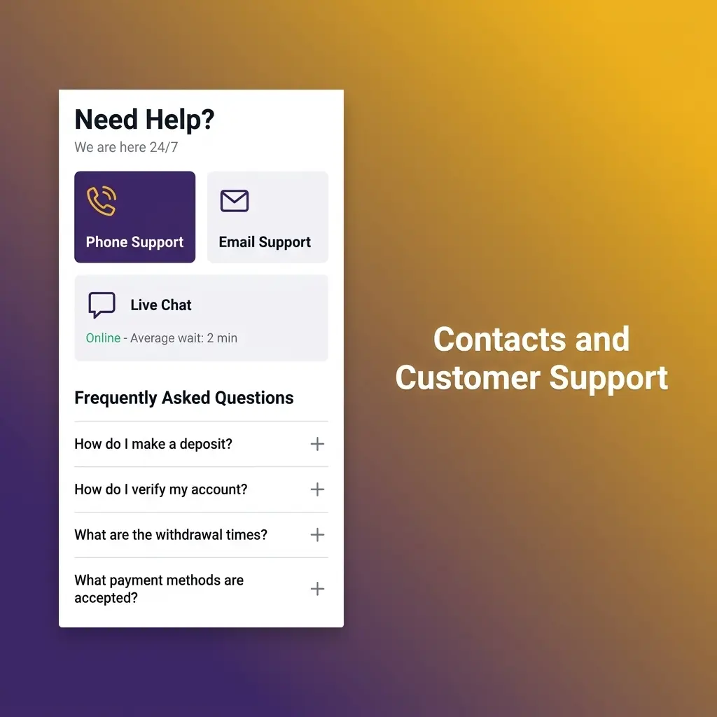 Aussie Play Casino 24/7 customer support channels including live chat, email, and FAQ help centre for Australian players