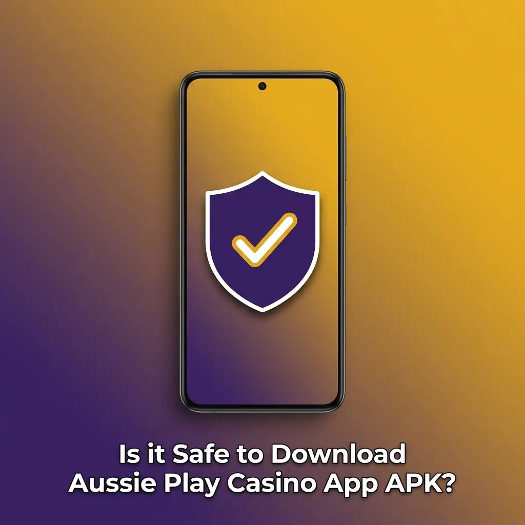 Aussie Play Casino APK download safety for verified Australian players aged 18 and over with SSL encryption